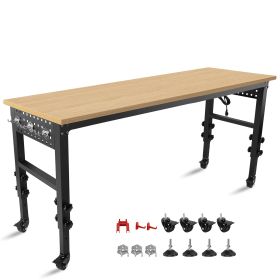Metal Wooden Workbench
