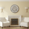 Sorbus Oversized Clock: Roman Numerals, French Paris Farmhouse Decor, 24' Round