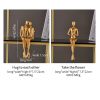 Abstract Golden Sculpture & lamp; Figurines for Interior Resin Figure Statue Modern Home Decor Desk Accessories Nordic Room Decoration